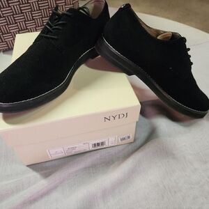 NYDJ Women's Black Oxford Shoes | Sz. 10